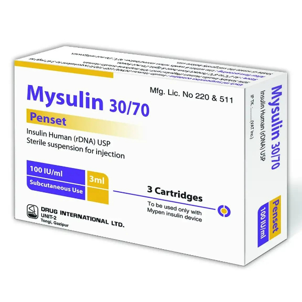 MYSULIN 30/70 (100 IU) PENSET 3ML